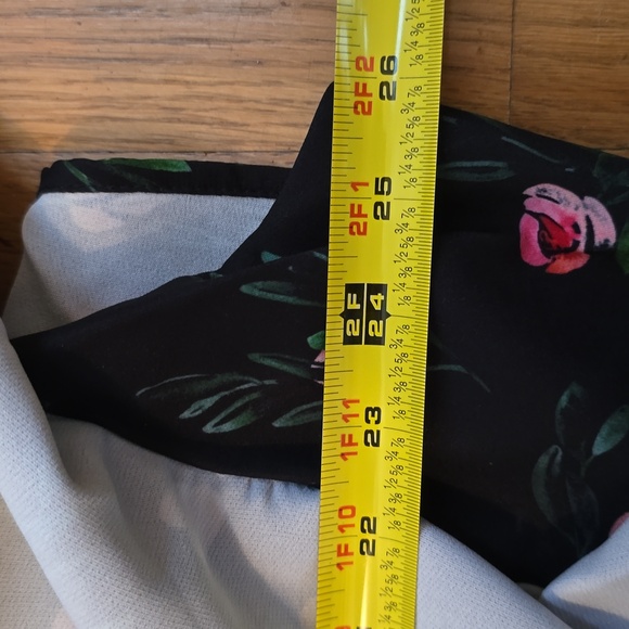 ALEXIA ADMOR BRAND WOMEN'S PLUS SIZE BLACK FLORAL WRAP DRESS SIZE 3X - Picture 11 of 16